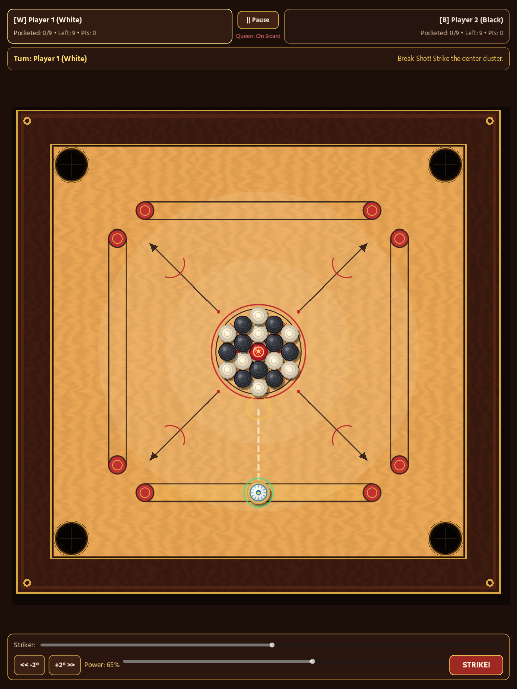 Carrom by Walletmix responsive 1024x1366 tablet and foldable layout