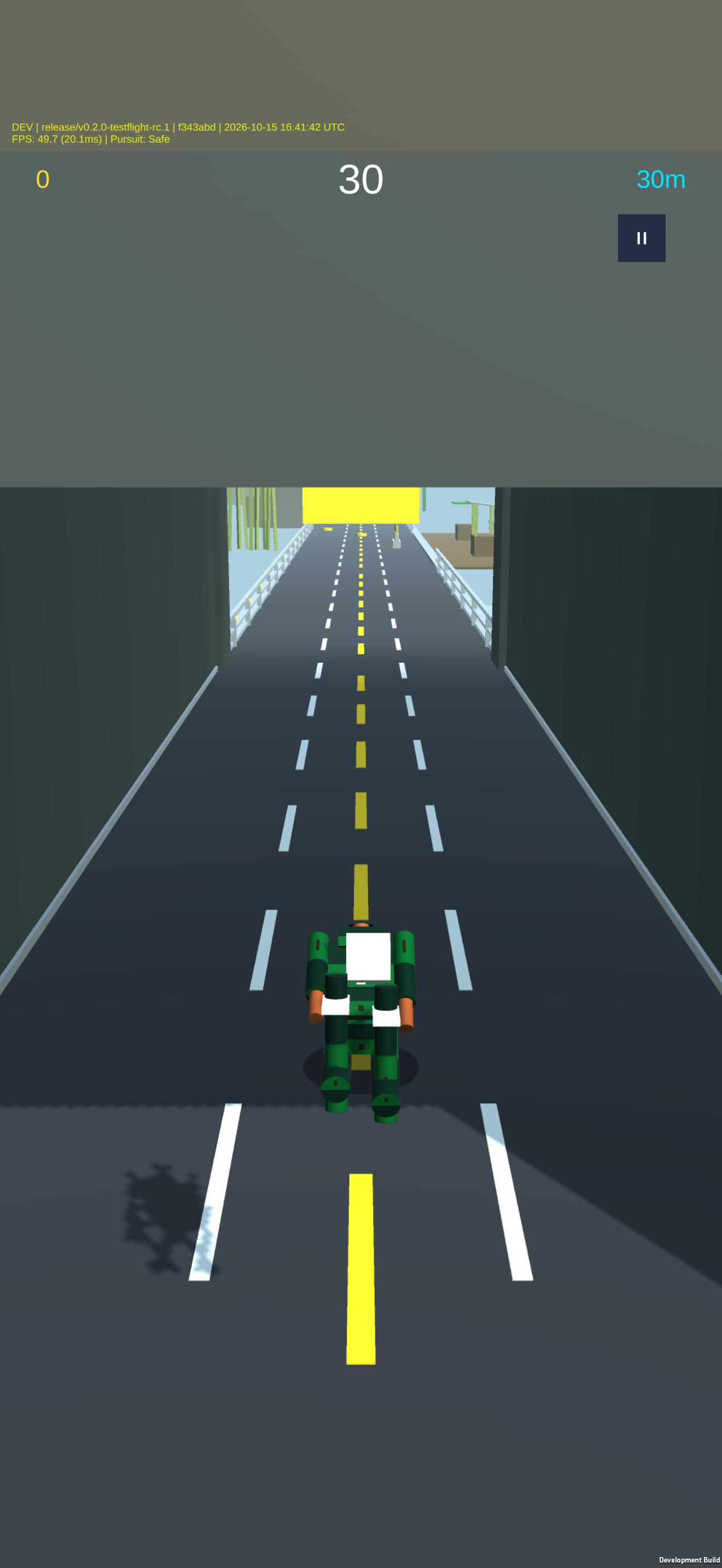 Dhaka Runner character performing high-arc jump over street obstacles while collecting airborne coins